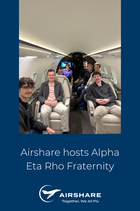 Airshare Hosts Alpha Eta Rho Fraternity