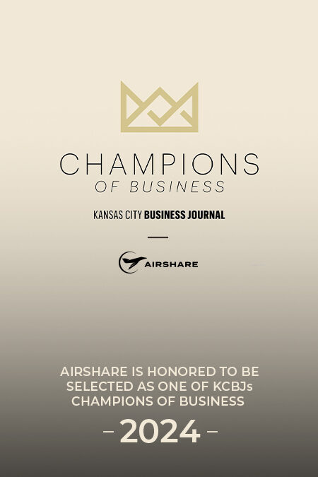 Airshare selected as one of KCBJs Champions of Business
