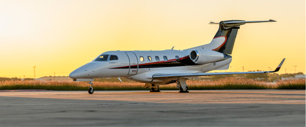 Exterior of a light jet