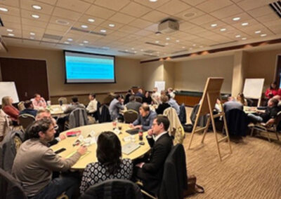 Airshare employees gathered together to learn more about customer experience.