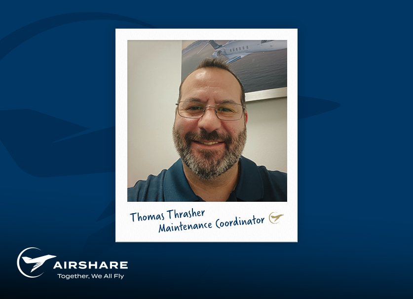 Thomas-Thrasher-Hero-Img-4-EoM Airshare employee, Thomas Thrasher, pictured for Employee of the Month.