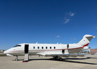 One of Airshare's managed aircraft pictured outside on the taxiway.