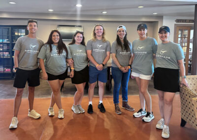 The Inside Sales & Experience Teams volunteered during Alphapointe’s Summer Adventure Camp.