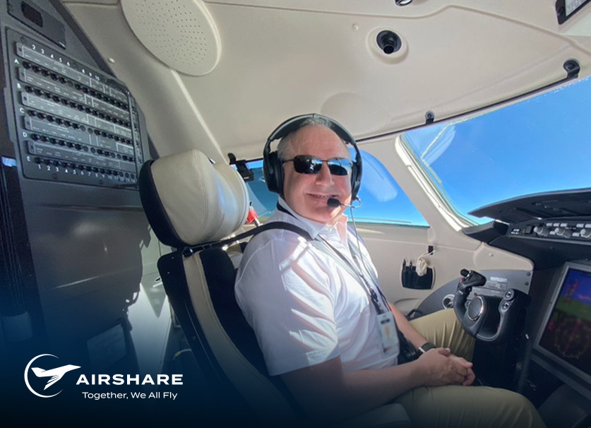 Airshare employee, Olivier Monseu, being honored as November 2025 Employee of the Month.