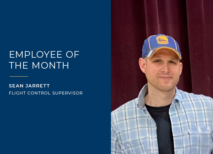 Airshare employee, Sean Jarrett, being honored as January 2026 Employee of the Month.