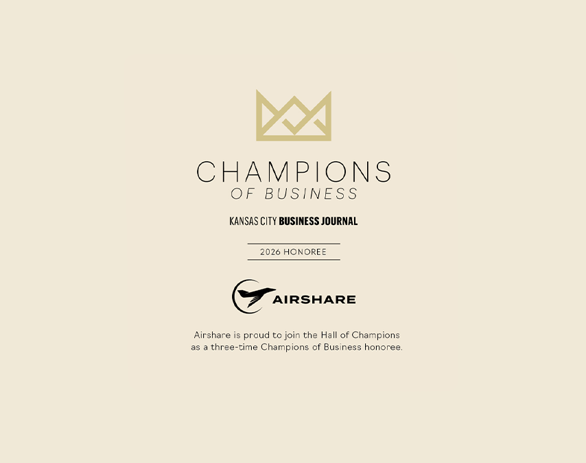 Airshare inducted into KCBJs Hall of Champions in 2026