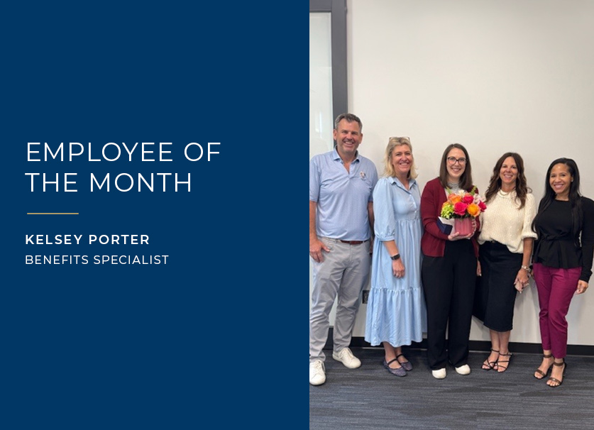Airshare employee, Kelsey Porter, being honored as March 2026 Employee of the Month.