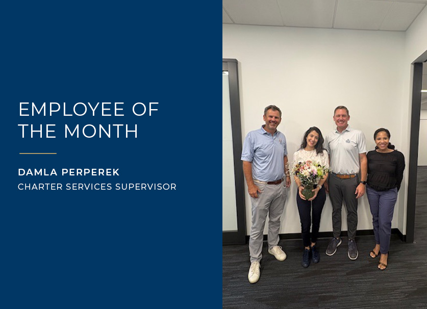 Airshare employee, Damla Perperek, being honored as July 2026 Employee of the Month.