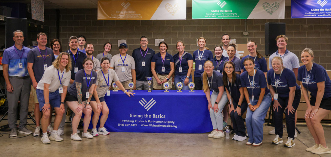 Airshare Group at Giving to Basics Event